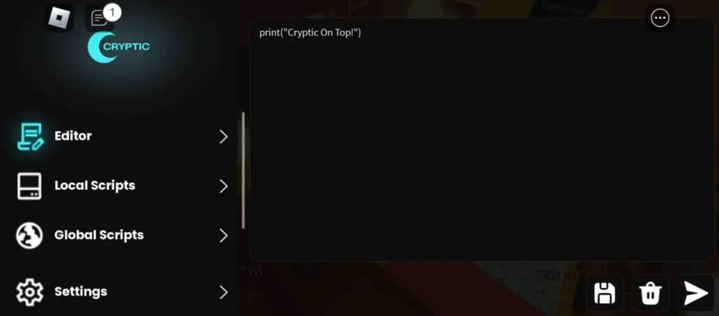 Download Cryptic Executor For Roblox Latest Version