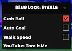 GUI UPD Grab Ball Auto Goal Walk Speed