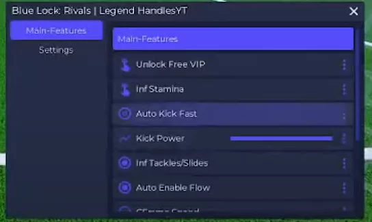 Legend Handles Inf Stamina Auto Shot Auto Defense